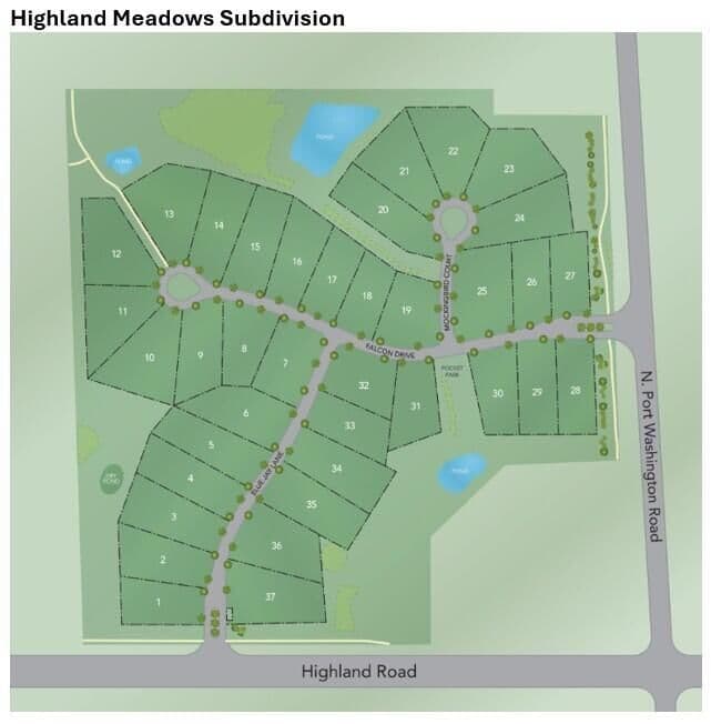 Lt6 Highland Meadows, Mequon, WI